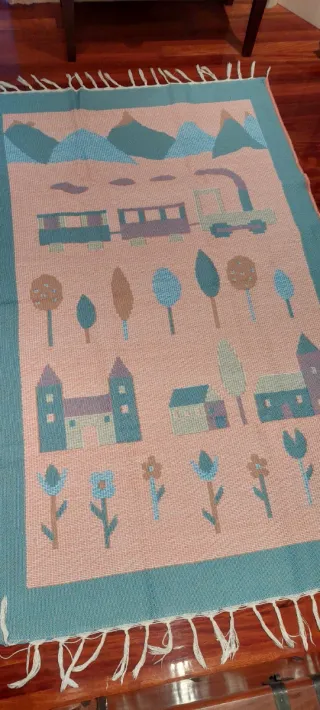 Alfombra infantil reversible 205x128