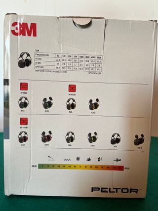 3M Peltor X5A Orejeras protección auditiva