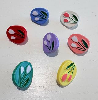 Bolso morado crochet hecho a mano