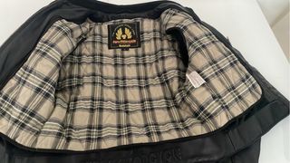 Chaqueta de cuero Belstaff Negra