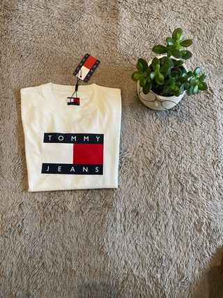 Camiseta Tommy Jeans Blanca Talla M