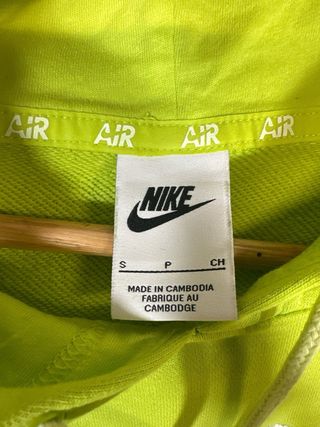 Sudadera Nike Air Verde Lima Talla S