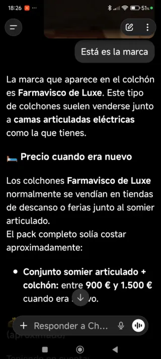 Somier Mecanizado y Colchón Viscoelástico