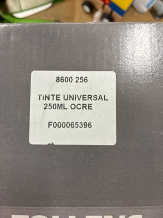 Tinte Universal Concentrado Ocre 250ml