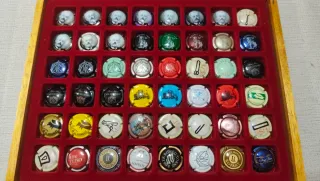 Lote de chapas de cava