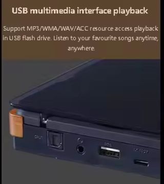 Reproductor CD/MP3 Bluetooth con Salida Digital