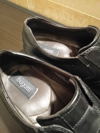 Zapatos Bugatti Hombre Negros