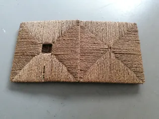 Cesto in juta e vimini