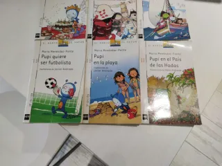 6 libros colección Pupi