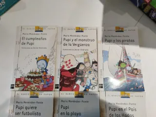 6 libros colección Pupi