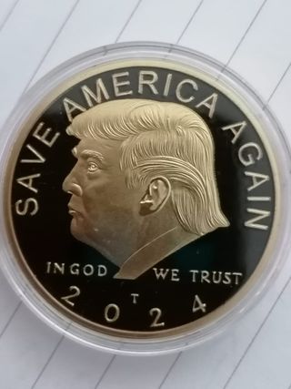 Moneda Donald Trump President of the United States