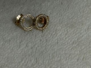 Orecchini Pandora Cerchio Pavé