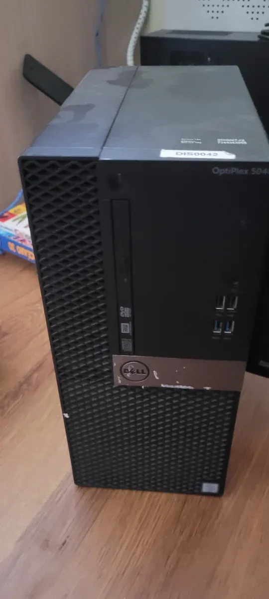 Ordenador Dell CPU y Monitor Negro afbeelding 2