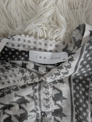 Blusa IRO Jeans XS Estampada Fluida