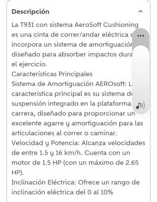 CINTA DE CORRER AEROSOFT Cushioning T931