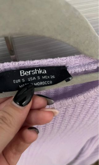 Jersey lila de punto