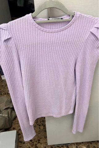 Jersey lila de punto