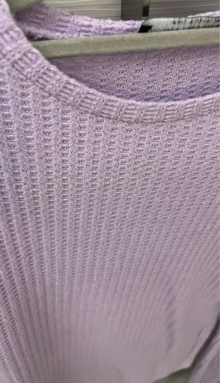 Jersey lila de punto