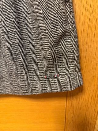 Falda corta Superdry gris