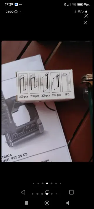 Pistola grapadora eléctrica Parkside