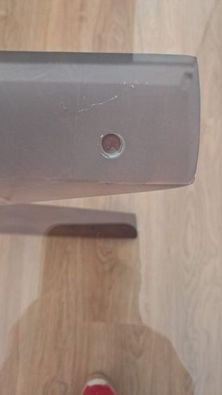 Mesa Comedor Cristal y Madera Banak Importa.