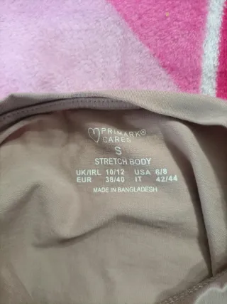 Body manga larga rosa