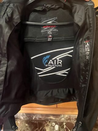 Chaqueta Piel Spyke Aragón Evo Negra.