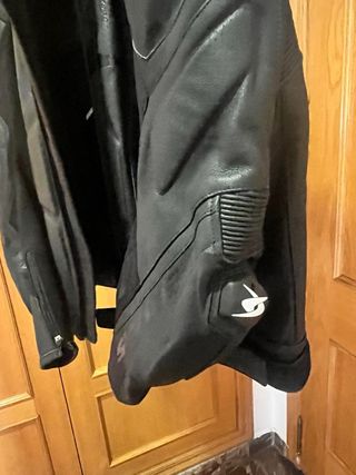 Chaqueta Piel Spyke Aragón Evo Negra.