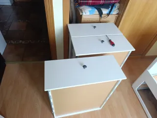 Cama nido de madera y metal