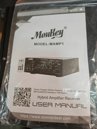 MouKey MAMP1 Amplificatore Karaoke Digitale 220w