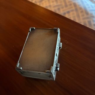 Cajita decorada plateada