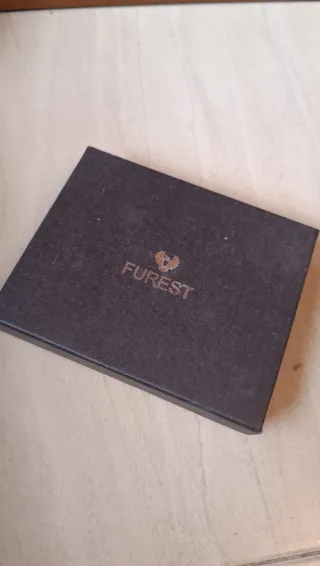 Cartera de Piel Marrón Caballero Horizontal