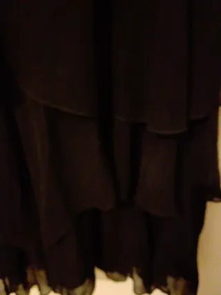 Dos Vestido negro con lentejuelas