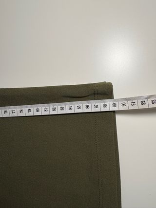 Pantaloni palazzo verde militare