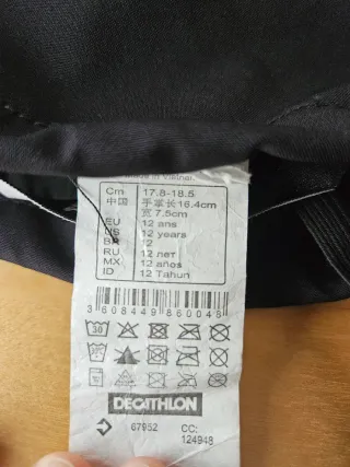 Guantes esquí Decathlon 12 años