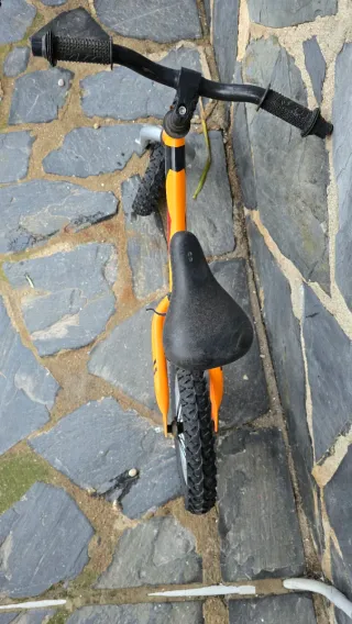 Bici KTM infantile senza pedali arancione