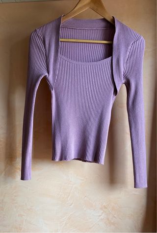 Jersey morado ajustado original