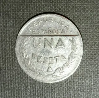 Lote colección:2 Monedas Consejo 1937 Guerra Civil