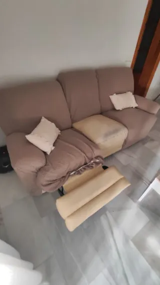 Sofá 3 plazas asientos reclinables