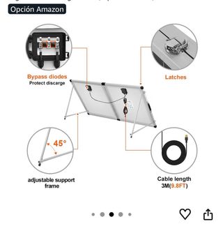 Panel Solar Portátil Dokio 200W