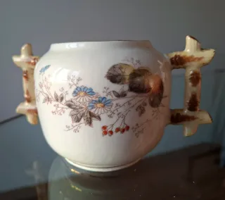 Jarrita y azucarero porcelana Oriental-Estilo