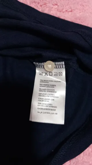 Polo GANT cuello mao azul marino Talla L