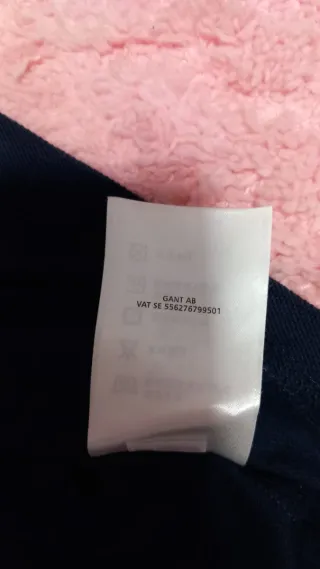 Polo GANT cuello mao azul marino Talla L