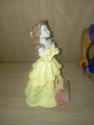 Figura Disney Bella y Bestia Años 90