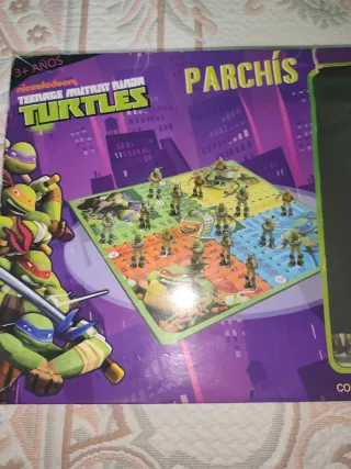 Parchís Tortugas Ninja Nickelodeon Vintage