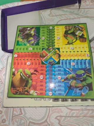 Parchís Tortugas Ninja Nickelodeon Vintage
