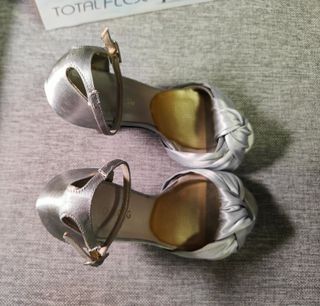 Sandalias de fiesta plata mujer talla 35 Chelo Roi