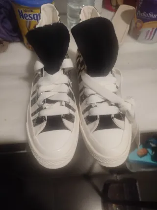 Zapatillas Versace Cuadros Talla 39.5 Nuevas