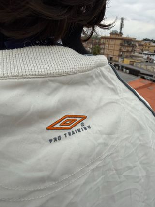 Maglia Allenamento Umbro Vintage - Bianca/Grigia -