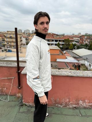 Maglia Allenamento Umbro Vintage - Bianca/Grigia -